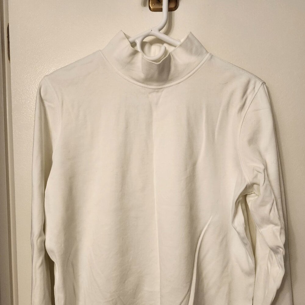 Landsend standup collar White Large Regular - EUC